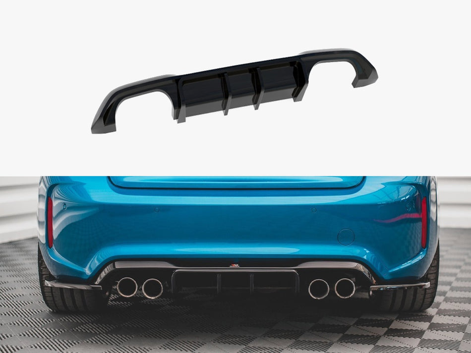 Maxton Design Rear Valance BMW M2 F87 (2016-2020) - BM-2-87-M-RS1G - Image 1