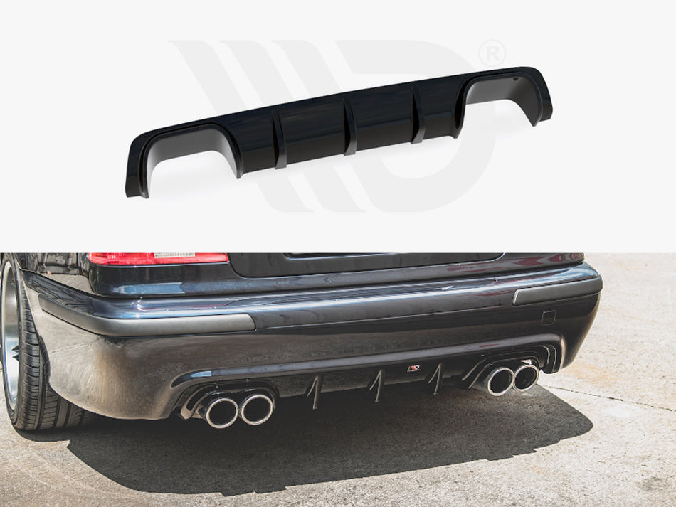 MAXTON DESIGN Rear Valance BMW M5 / 5 M-Pack E39 - Carbon Look