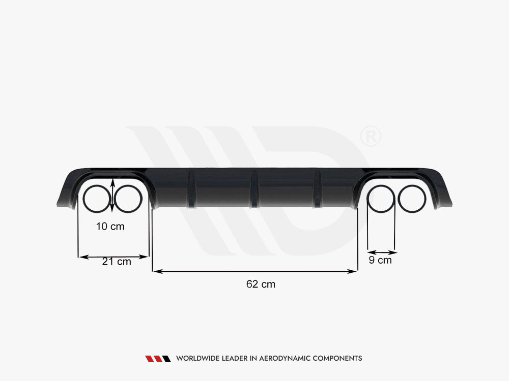 Rear Valance BMW M5 / 5 M-Pack E39