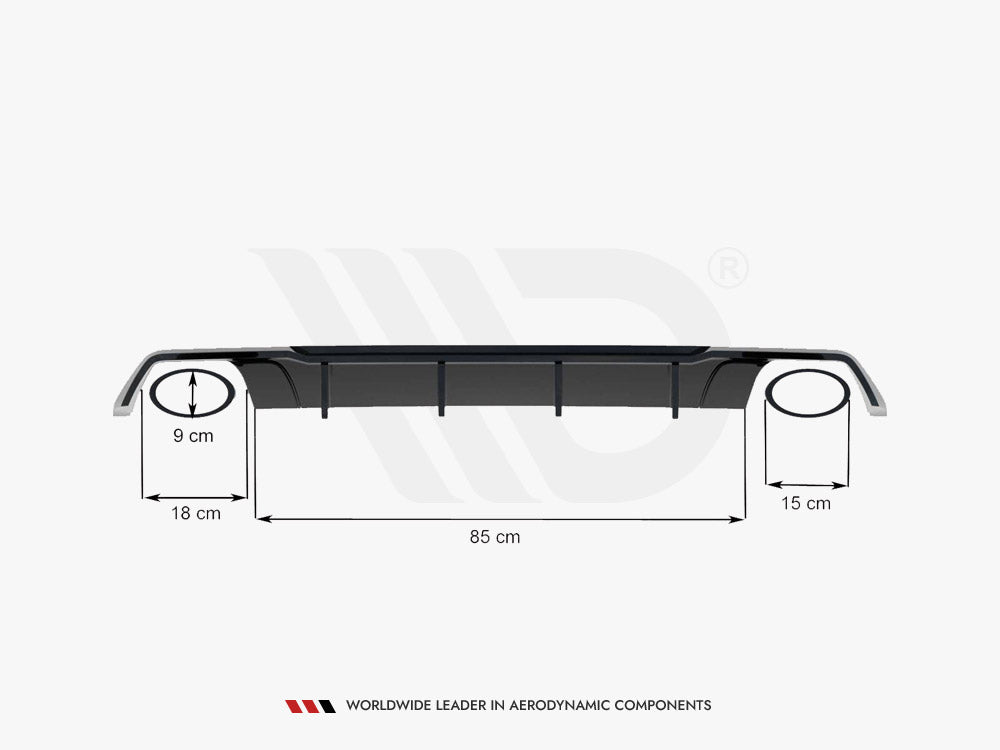 Maxton Design Rear Valance V.2 Seat Leon Mk3.5 Cupra Estate - SE-LE-3F-CU-ST-RS2G-O_O - Image 6