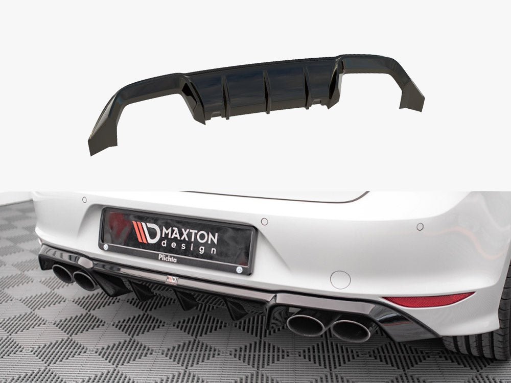 Maxton Design Rear Valance VW Golf R Mk7 - VW-GO-7-R-RS1G - Image 1