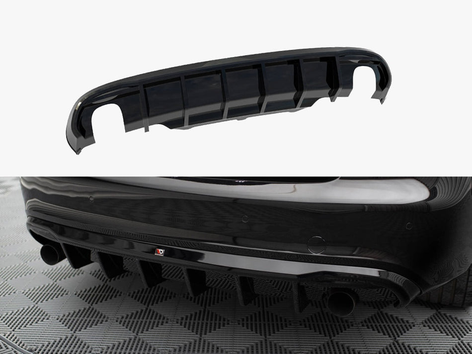 Maxton Design Rear Valance Audi S5 / A5 S-Line Coupe / Cabrio 8T (Version with single exhausts on both sides) - AU-S5-1-RS1GO_O - Image 1