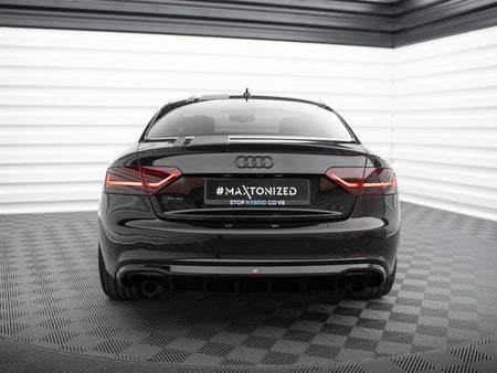 Maxton Design Rear Valance Audi S5 / A5 S-Line Coupe / Cabrio 8T (Version with single exhausts on both sides) - AU-S5-1-RS1GO_O - Image 2