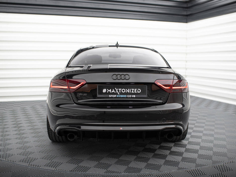 Maxton Design Rear Valance Audi S5 / A5 S-Line Coupe / Cabrio 8T (Version with single exhausts on both sides) - AU-S5-1-RS1GO_O - Image 2