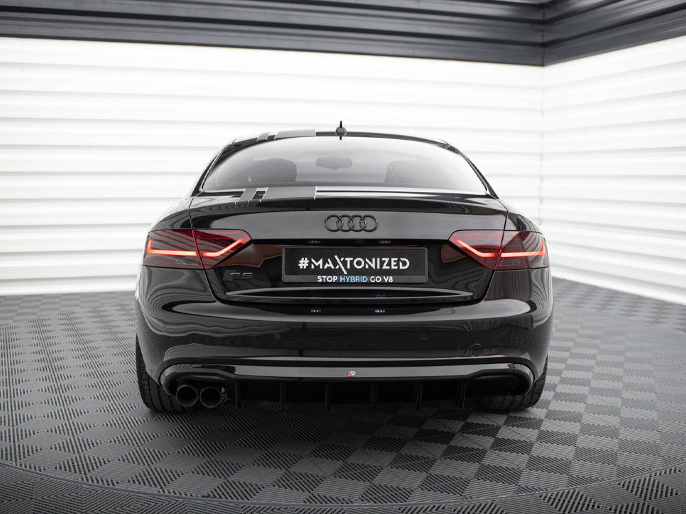 Rear Valance Audi S5 / A5 S-Line Coupe / Cabrio 8T (Single side dual exhaust version)