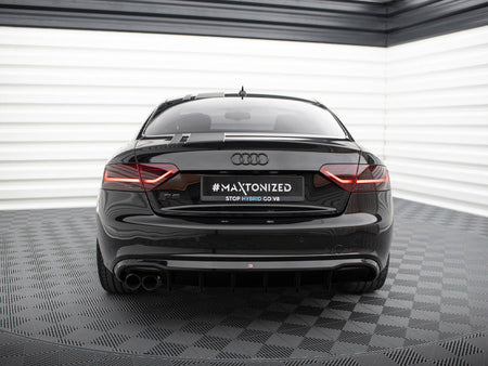 Rear Valance Audi S5 / A5 S-Line Coupe / Cabrio 8T (Single side dual exhaust version)