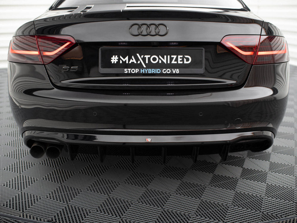 Rear Valance Audi S5 / A5 S-Line Coupe / Cabrio 8T (Single side dual exhaust version)