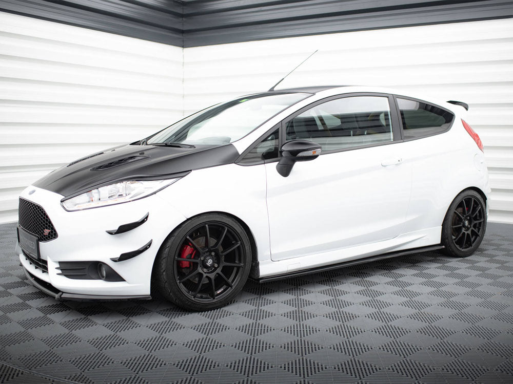 Maxton Design Side Skirts Diffusers Ford Fiesta Mk7 Facelift ST / Zetec S - FO-FI-7/7F-ST-SD1G - Image 2