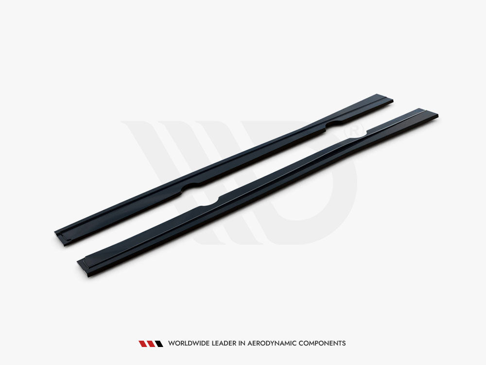 Maxton Design Side Skirts Diffusers Ford Fiesta Mk7 Facelift ST / Zetec S - FO-FI-7/7F-ST-SD1G - Image 5