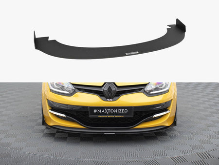 Maxton Design Front Racing Splitter Renault Megane Mk3 RS - RE-ME-3-RS-CNC-FD1A - Image 1