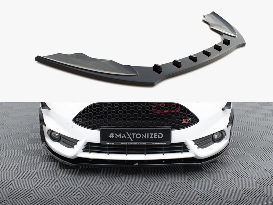 Maxton Design Front Splitter V.1 Ford Fiesta ST Mk7 FL
