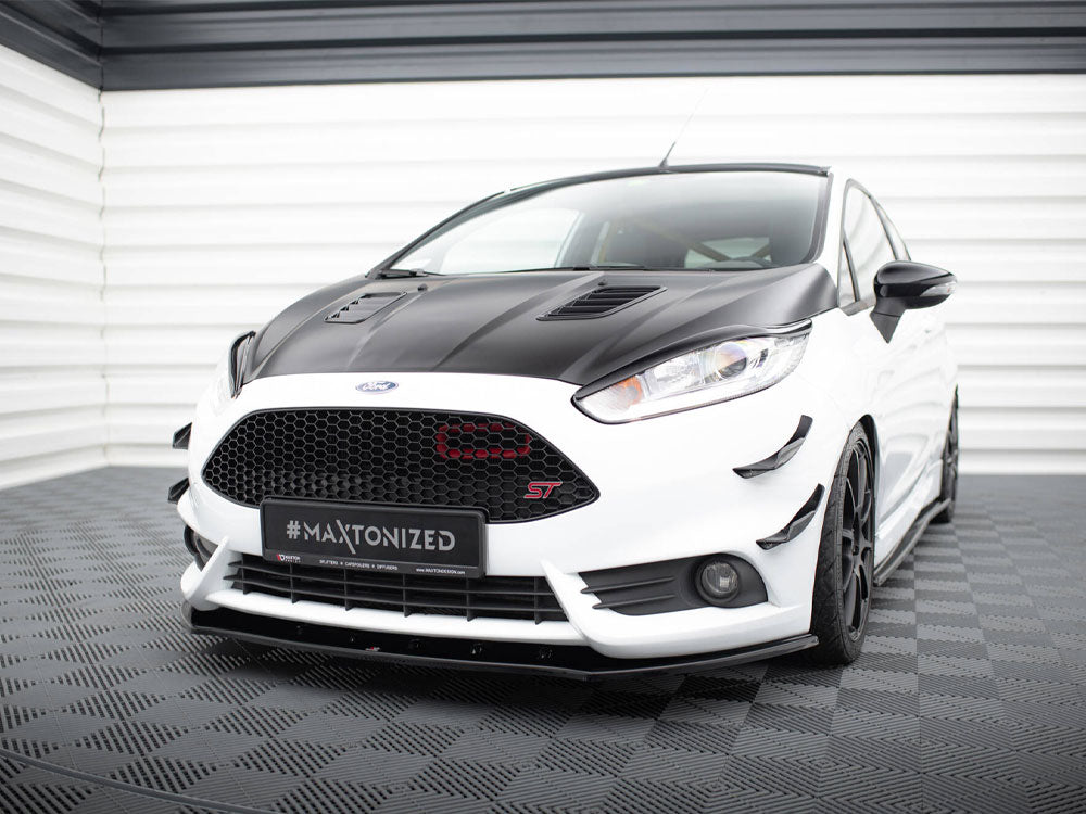 Maxton Design Front Splitter V.1 Ford Fiesta ST Mk7 FL - FO-FI-7F-ST-FD1G - Image 2