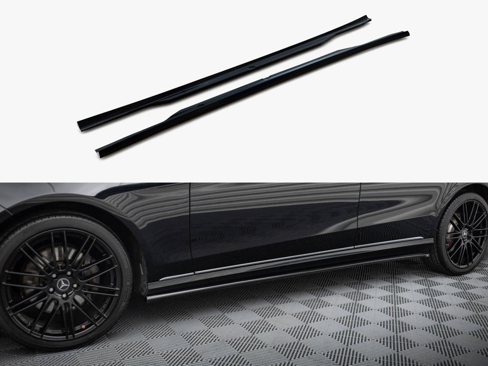 Maxton Design Side Skirts Diffusers Mercedes-Benz E W212 Facelift - ME-E-212F-SD1G - Image 1