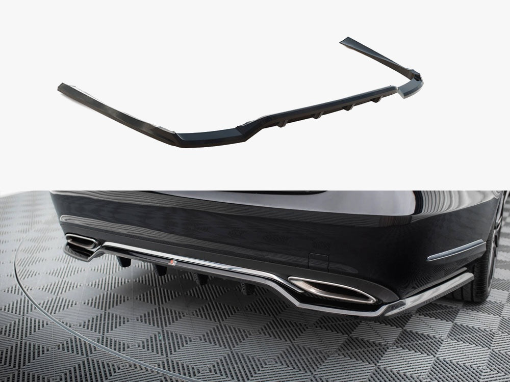 Maxton Design Rear Splitter (Vertical Bars) Mercedes-Benz E W212 Facelift - ME-E-212F-RD1G+RD2G - Image 1