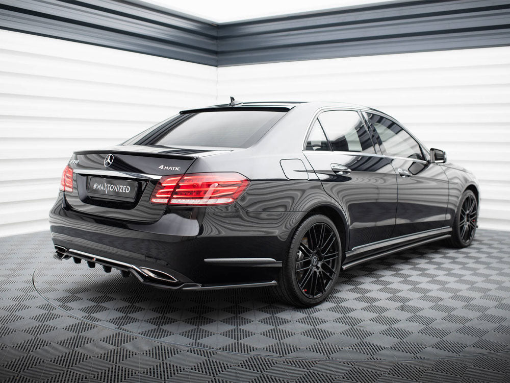 Maxton Design Rear Splitter (Vertical Bars) Mercedes-Benz E W212 Facelift - ME-E-212F-RD1G+RD2G - Image 2