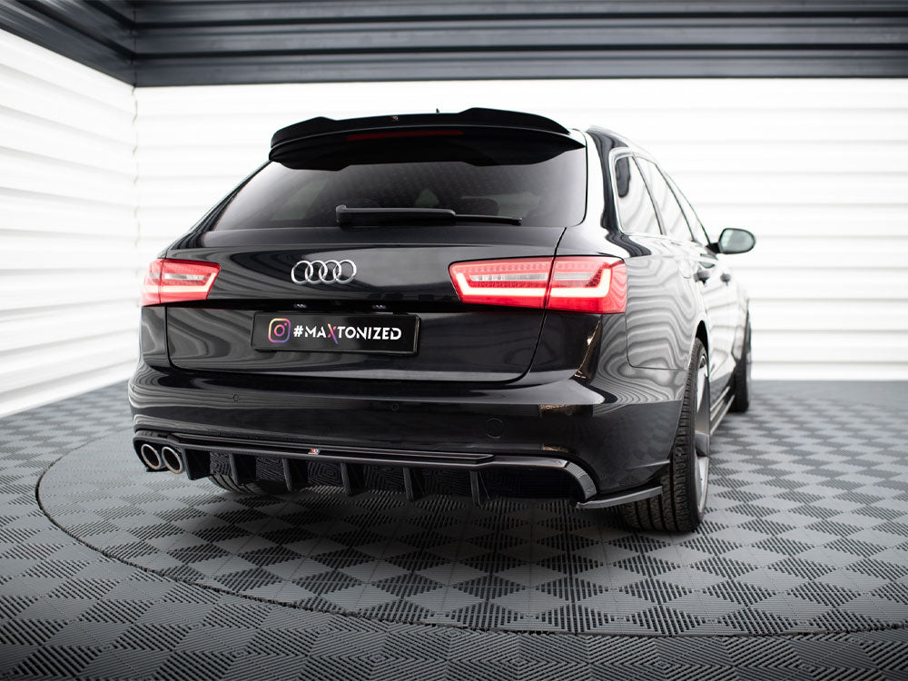 Maxton Design Rear Valance Audi A6 Avant C7 (Single side dual exhaust version) - AU-A6-C7-AV-RS1GOO_ - Image 2