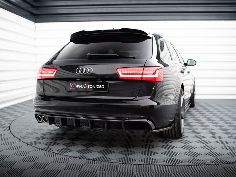 Maxton Design Rear Valance Audi A6 Avant C7 (Single side dual exhaust version) - AU-A6-C7-AV-RS1GOO_ - Image 2