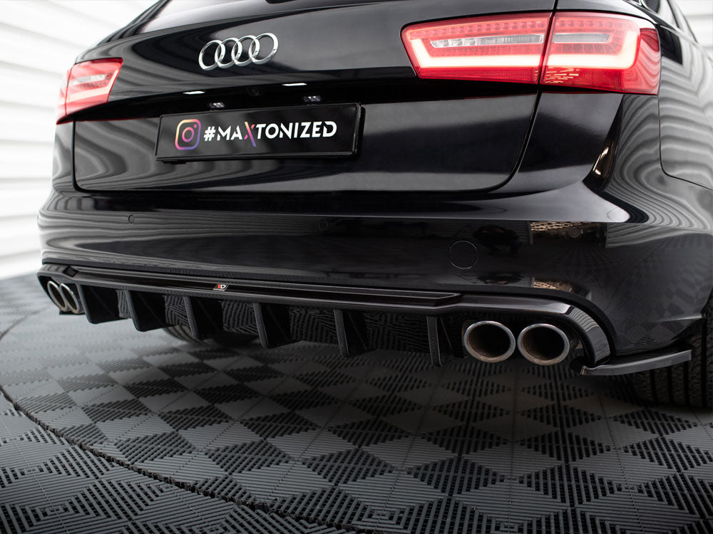 Maxton Design Rear Valance Audi A6 Avant C7 (Version with dual exhausts on both sides) - AU-A6-C7-AV-RS1GOO_OO - Image 3