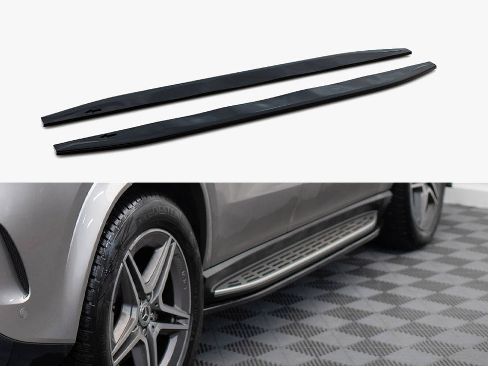 Maxton Design Side Skirts Diffusers V.1 Mercedes-AMG / AMG-Line GLE SUV W167 / W167 Facelift - ME-GLE-X167-AMGLINE-SD1G - Image 1