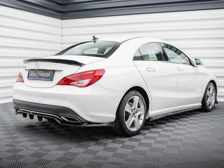Maxton Design Rear Splitter (Vertical Bars) Mercedes-Benz CLA C117 Facelift - ME-CLA-117F-RD1G+RD2G - Image 2