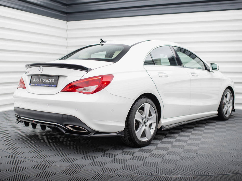 Maxton Design Rear Splitter (Vertical Bars) Mercedes-Benz CLA C117 Facelift - ME-CLA-117F-RD1G+RD2G - Image 2