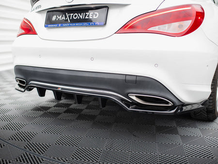 Maxton Design Rear Splitter (Vertical Bars) Mercedes-Benz CLA C117 Facelift - ME-CLA-117F-RD1G+RD2G - Image 3