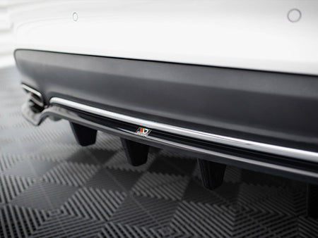 Maxton Design Rear Splitter (Vertical Bars) Mercedes-Benz CLA C117 Facelift - ME-CLA-117F-RD1G+RD2G - Image 4