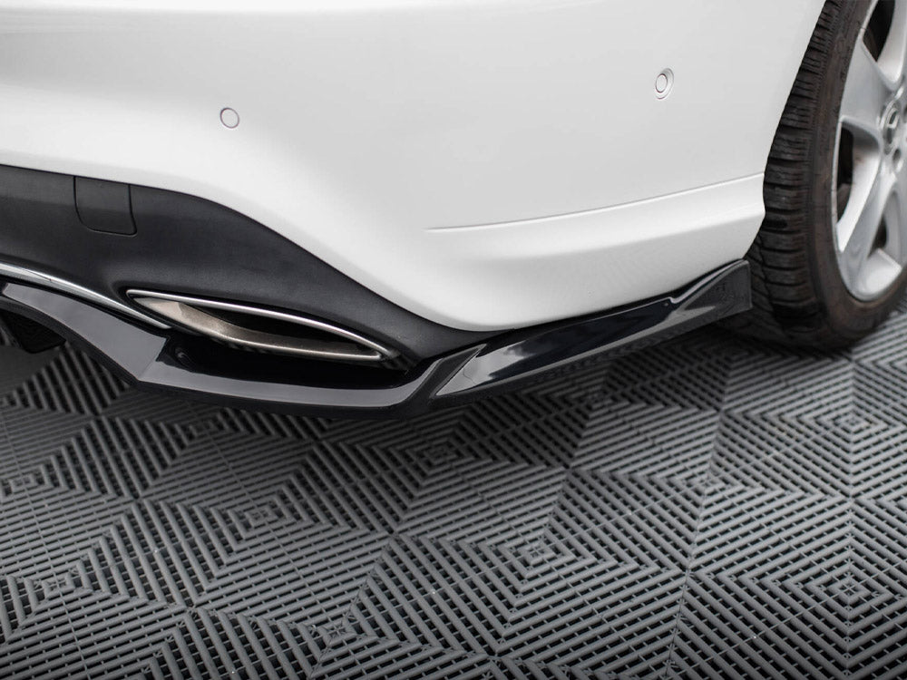 Maxton Design Rear Splitter (Vertical Bars) Mercedes-Benz CLA C117 Facelift - ME-CLA-117F-RD1G+RD2G - Image 5