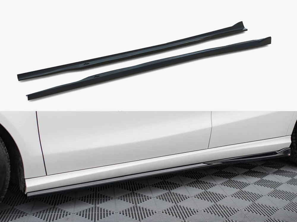 Maxton Design Side Skirts Diffusers Mercedes-Benz CLA C117 Facelift - ME-CLA-117F-SD1G - Image 1