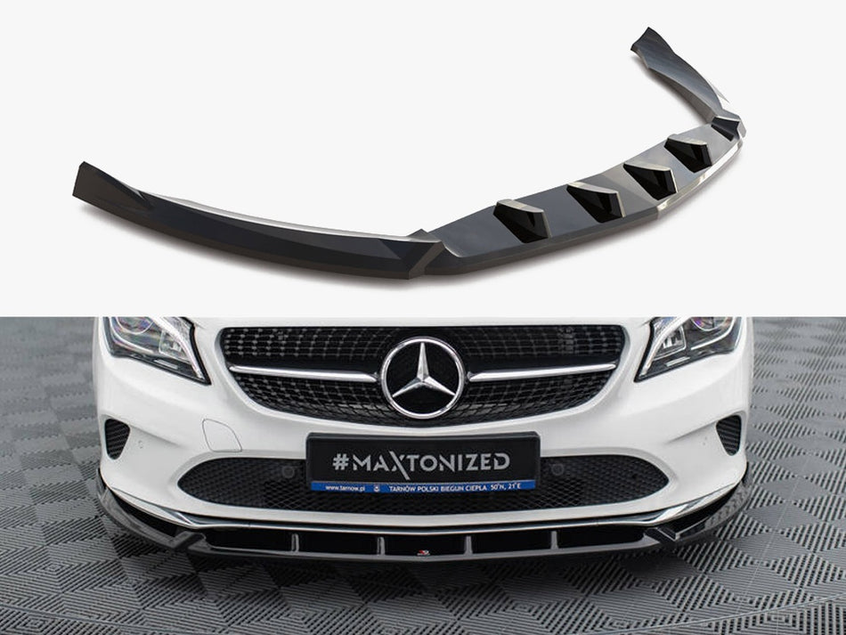 Maxton Design Front Splitter Mercedes-Benz CLA C117 Facelift - ME-CLA-117F-FD1G - Image 1