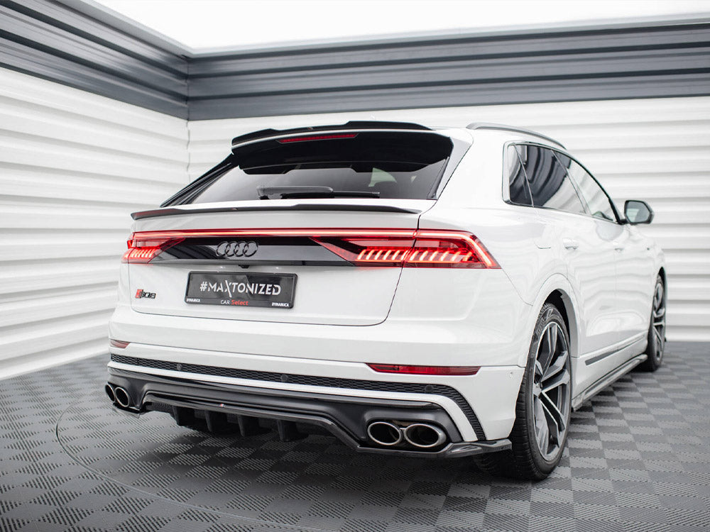 Maxton Design Central Rear Splitter (Vertical Bars) V.2 Audi SQ8 Mk1 - AU-SQ8-1-RD1G+RD2G - Image 2