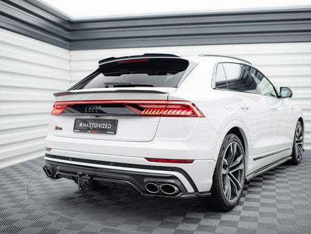 Maxton Design Central Rear Splitter (Vertical Bars) V.2 Audi SQ8 Mk1 - AU-SQ8-1-RD1G+RD2G - Image 3