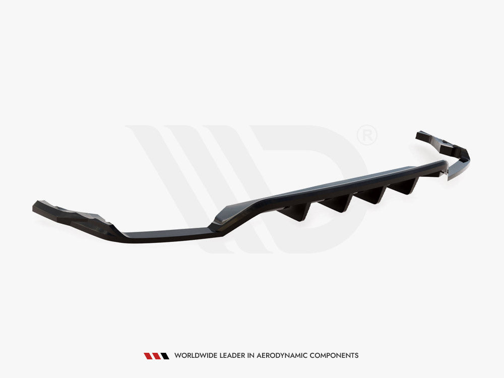 Maxton Design Central Rear Splitter (Vertical Bars) V.2 Audi SQ8 Mk1 - AU-SQ8-1-RD1G+RD2G - Image 10