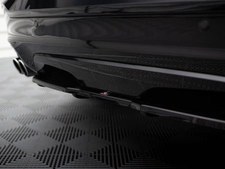 Maxton Design Central Rear Splitter (Vertical Bars) BMW X4 M-Pack - BM-X4-26-MPACK-RD1+RD2G - Image 3