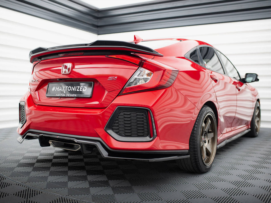 Maxton Design Central Rear Splitter (Vertical Bars) Honda Civic SI Mk10 - HO-CI-10-SI-RD1G+RD2G - Image 2