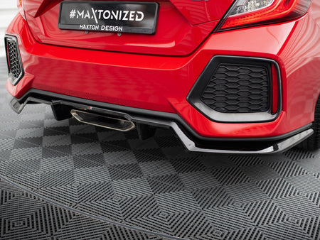 Maxton Design Central Rear Splitter (Vertical Bars) Honda Civic SI Mk10 - HO-CI-10-SI-RD1G+RD2G - Image 3