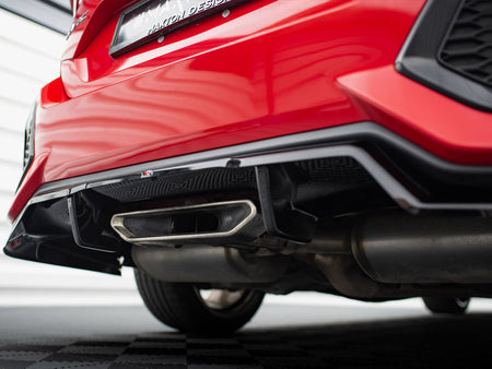Maxton Design Central Rear Splitter (Vertical Bars) Honda Civic SI Mk10 - HO-CI-10-SI-RD1G+RD2G - Image 5