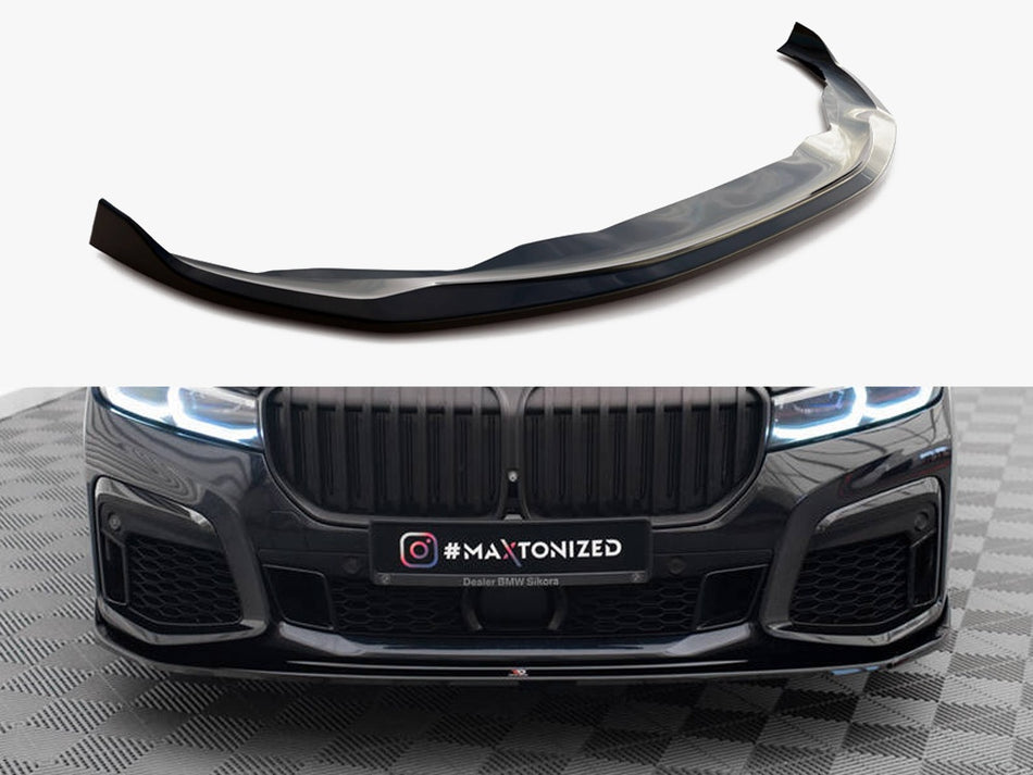 Maxton Design Front Splitter V.4 BMW 7 M-Pack G11 / G12 Facelift - BM-7-11F-MPACK-FD4G - Image 1