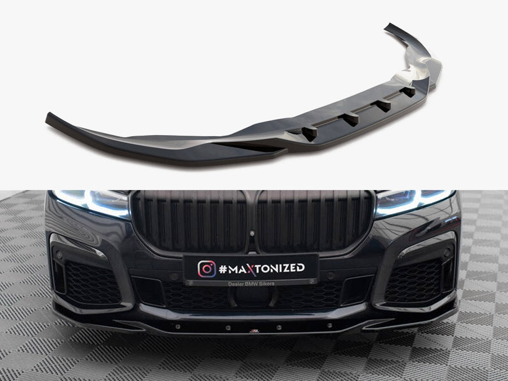 Maxton Design Front Splitter V.3 BMW 7 M-Pack G11 / G12 Facelift - BM-7-11F-MPACK-FD3G - Image 1