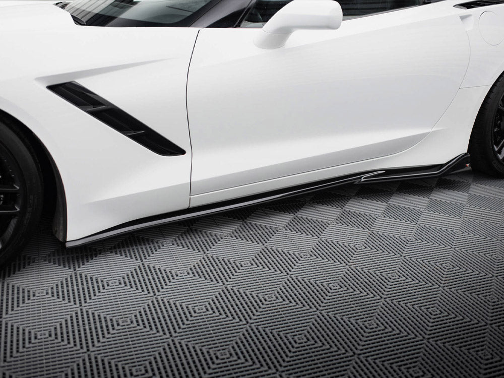 Side Skirts Diffusers V.2 Chevrolet Corvette C7