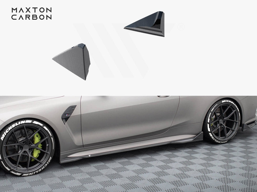 Maxton Design Carbon Side Flaps BMW M4 G82 - CF-BM-4-G82-M-SF1-245-P - Image 1