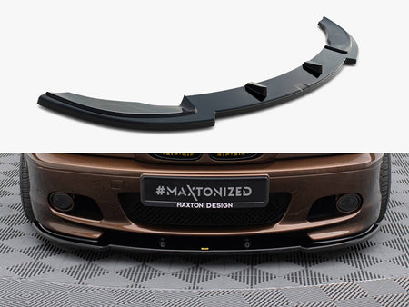 Maxton Design Front Splitter V.1 BMW 3 E46 M-Pack Coupe - BM-3-46-C-MPACK-FD1G - Image 1