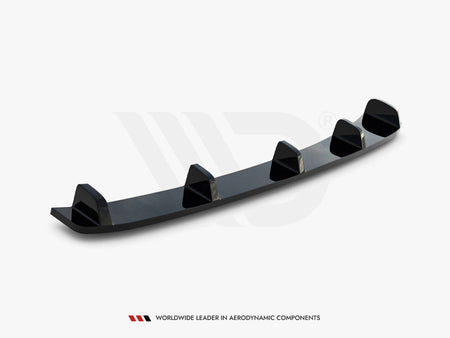 Maxton Design Central Rear Splitter (Vertical Bars) BMW 3 E46 Coupe M-Pack - BM-3-46-C-MPACK-RD1+RD2G - Image 8