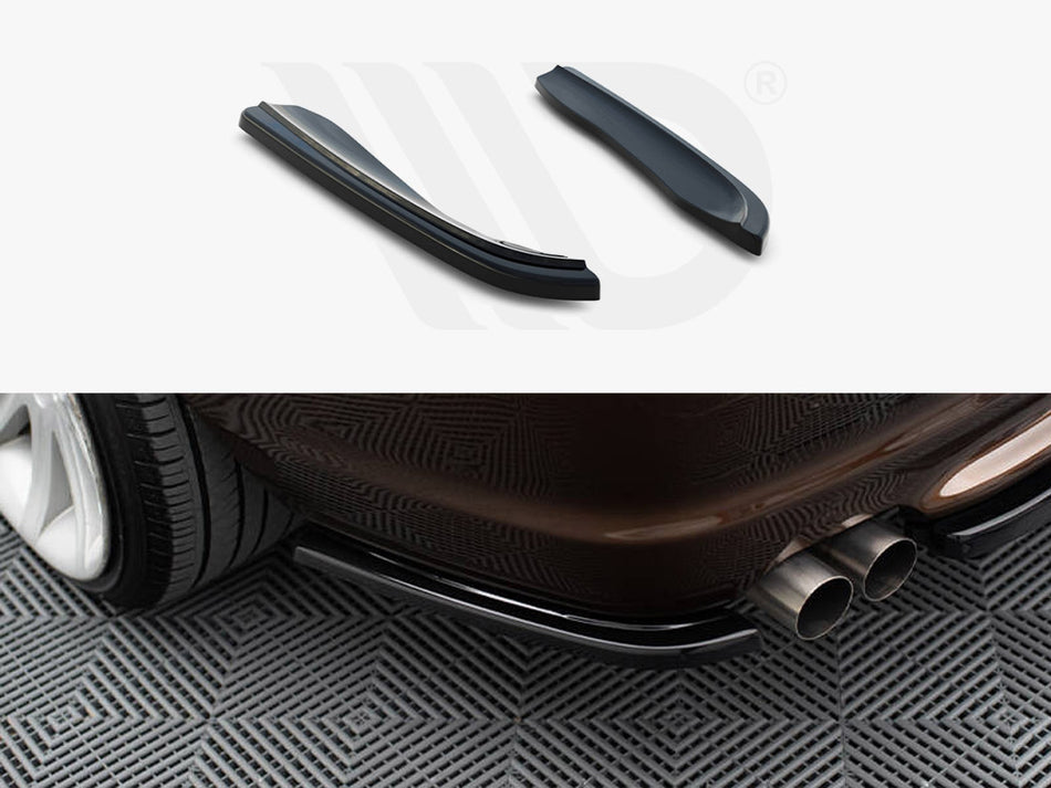 MAXTON DESIGN Rear Side Splitters BMW 3 E46 M-Pack Coupe - Carbon Look