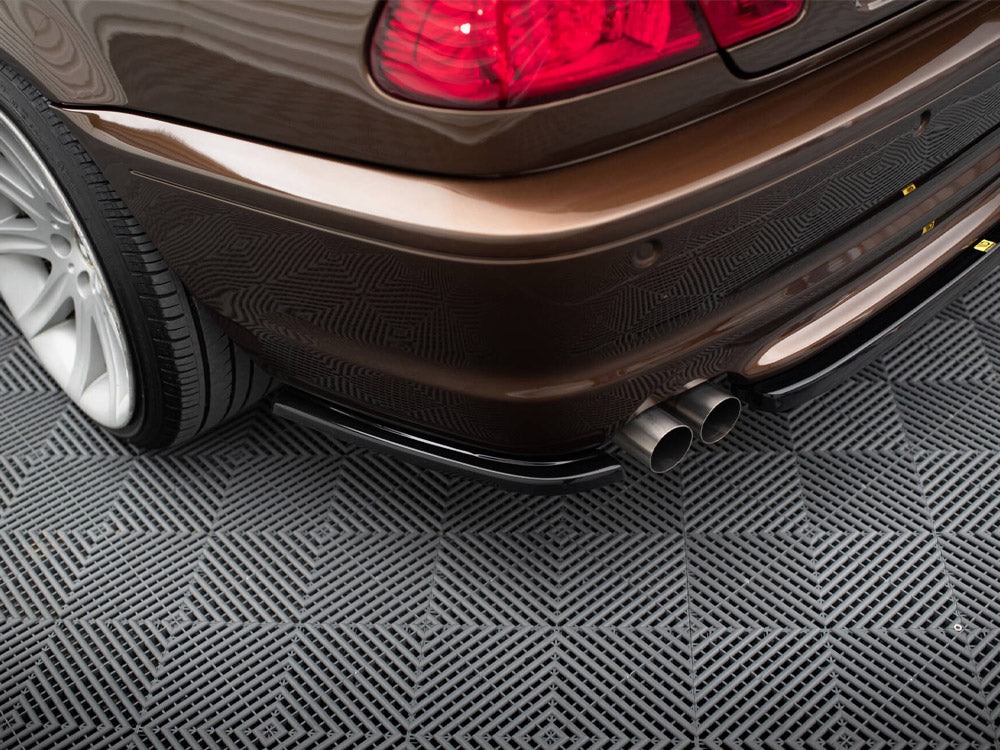 Maxton Design Rear Side Splitters BMW 3 E46 M-Pack Coupe - Carbon Look - BM-3-46-C-MPACK-RSD1C - Image 4