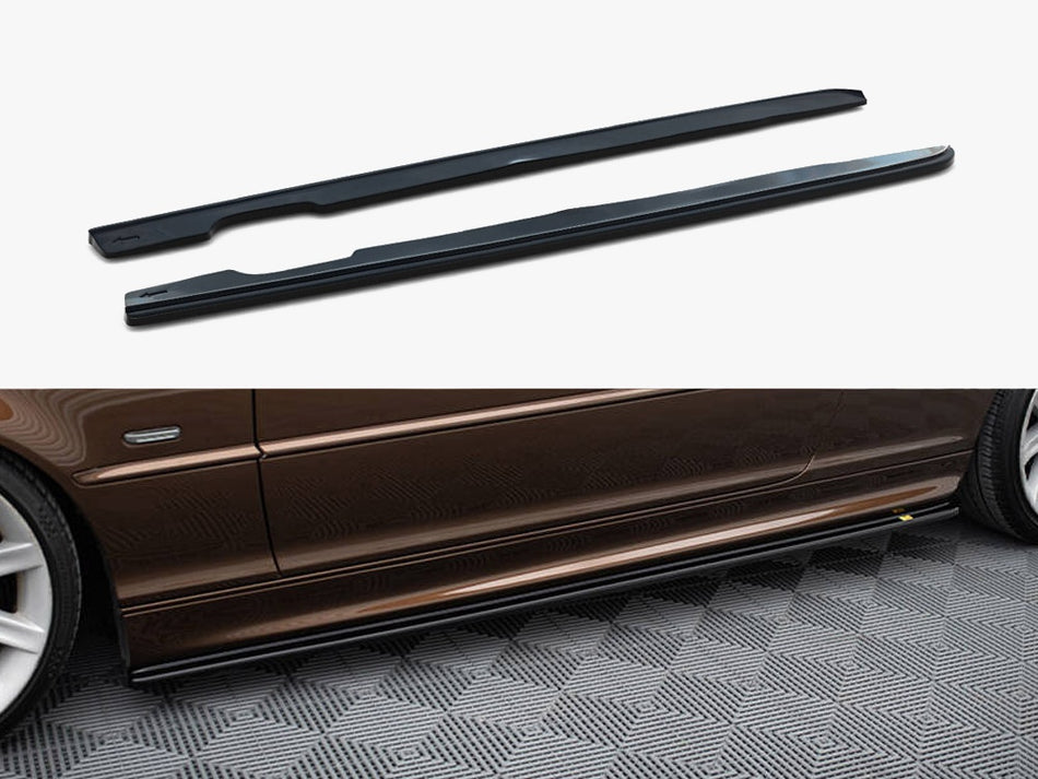 Maxton Design Side Skirts Diffusers V.1 BMW 3 E46 M-Pack Coupe - BM-3-46-C-MPACK-SD1G - Image 1