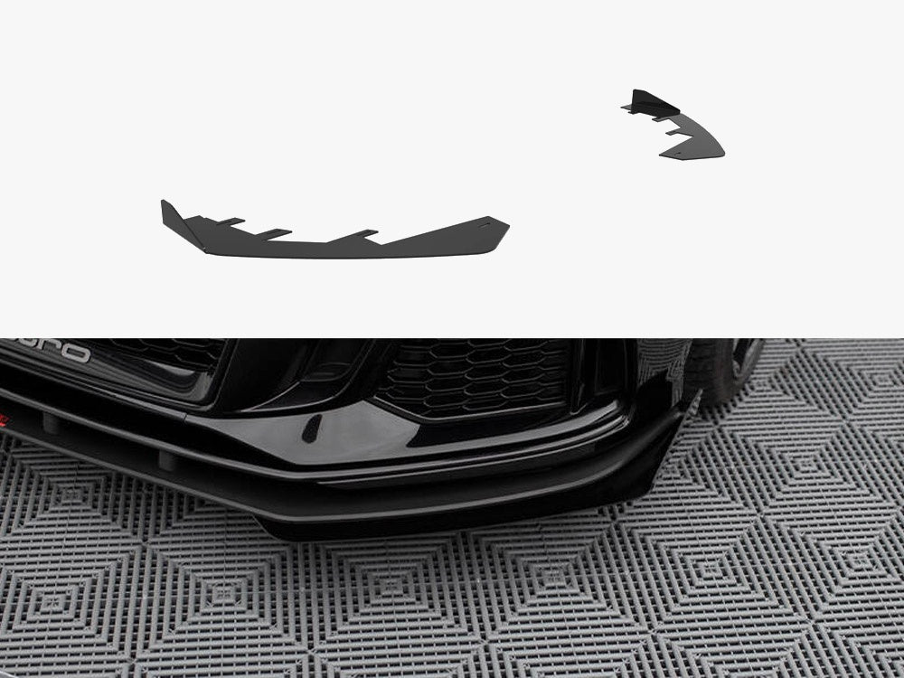 Maxton Design Front Flaps Audi RS3 Sedan 8V Facelift - AURS38VFSCNC-FSF1G - Image 1