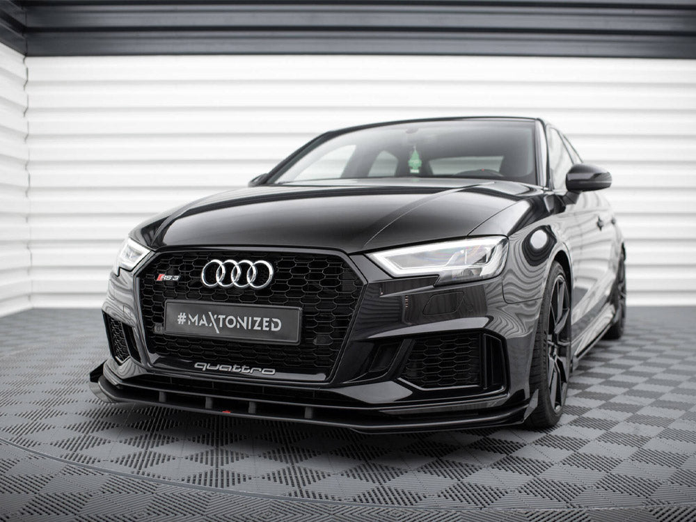Maxton Design Front Flaps Audi RS3 Sedan 8V Facelift - AURS38VFSCNC-FSF1G - Image 2