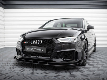 Maxton Design Front Flaps Audi RS3 Sedan 8V Facelift - AURS38VFSCNC-FSF1G - Image 2