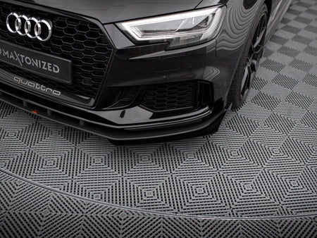 Maxton Design Front Flaps Audi RS3 Sedan 8V Facelift - AURS38VFSCNC-FSF1G - Image 3